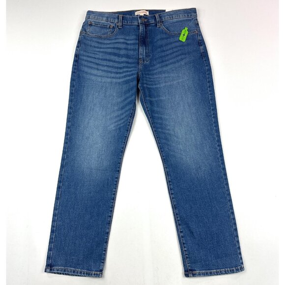 Lucky Brand 121 Slim Stretch Mens 36x30 Blue Jeans Casual Modern Denim 138514